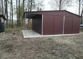 Színes lemezből készített garázsok 293