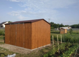 Színes lemezből készített garázsok 98