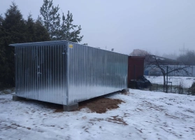 Horganyzott lemezből készített garázsok 38