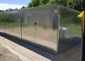 Horganyzott lemezből készített garázsok 8