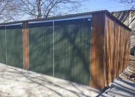 Színes lemezből készített garázsok 68