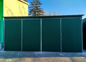 Színes lemezből készített garázsok 255