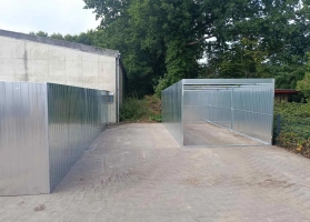 Horganyzott lemezből készített garázsok 74