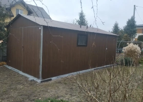 Színes lemezből készített garázsok 234