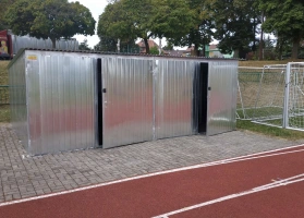 Horganyzott lemezből készített garázsok 25