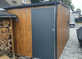 Színes lemezből készített garázsok 162