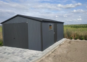 Színes lemezből készített garázsok 158