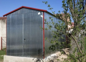 Horganyzott lemezből készített garázsok 5