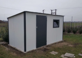 Színes lemezből készített garázsok 123