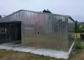 Horganyzott lemezből készített garázsok 13