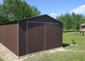 Színes lemezből készített garázsok 20