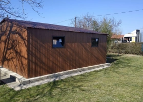 Színes lemezből készített garázsok 2