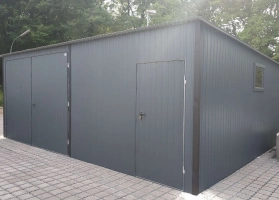 Színes lemezből készített garázsok 97