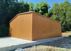 Színes lemezből készített garázsok 264