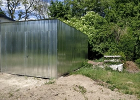 Horganyzott lemezből készített garázsok 58