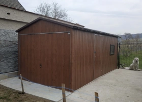 Színes lemezből készített garázsok 76