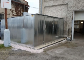 Horganyzott lemezből készített garázsok 23