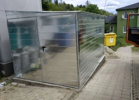 Horganyzott lemezből készített garázsok 6