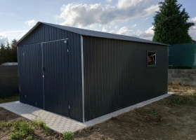 Színes lemezből készített garázsok 214