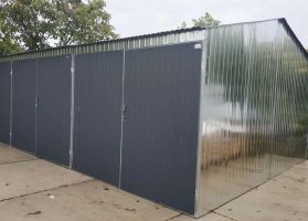 Horganyzott lemezből készített garázsok 30