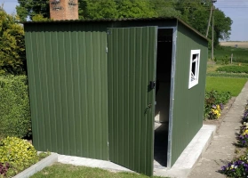 Színes lemezből készített garázsok 24