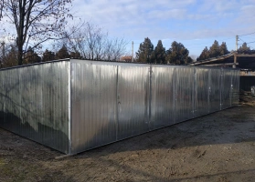 Horganyzott lemezből készített garázsok 40