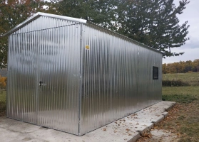 Horganyzott lemezből készített garázsok 32