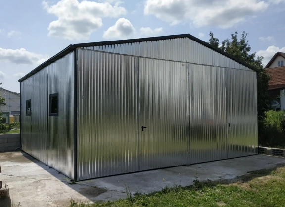Horganyzott lemezből készített garázsok 55
